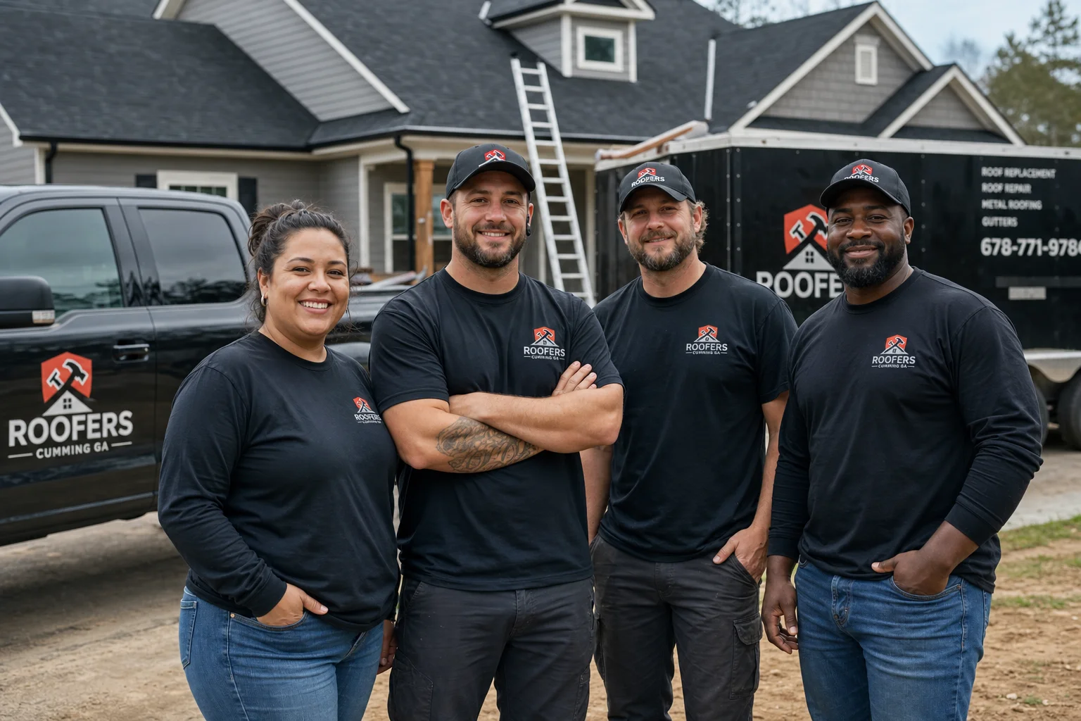 Roofers Cumming GA - Team Composite